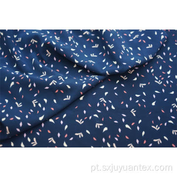 Tecido estampado de chiffon de trama lisa 4 way stretch